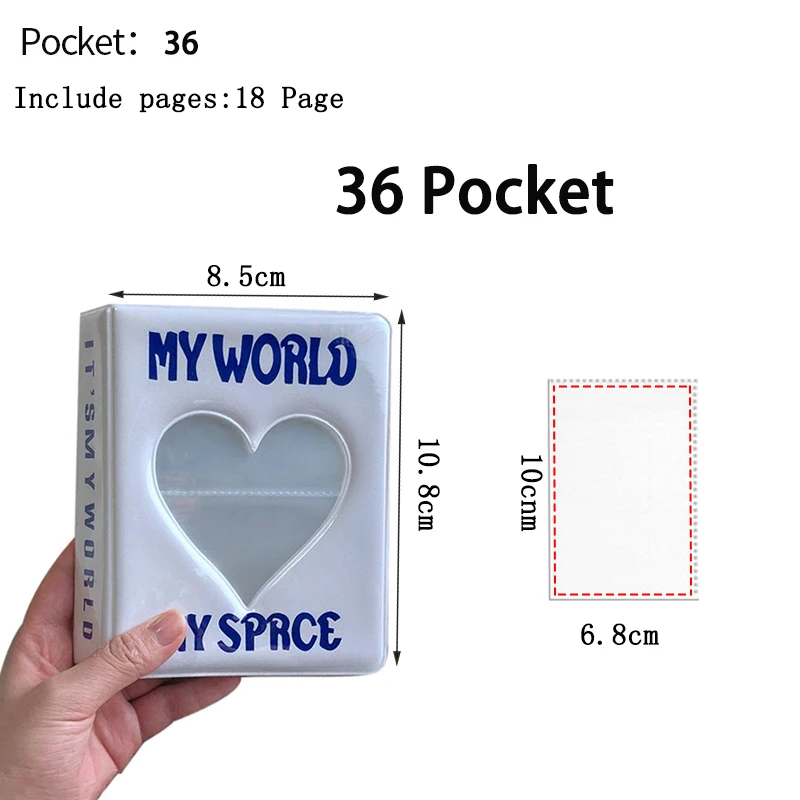 36/64/128 Pockets Mini Photo Album Cartoon Album Photo Photocard Holder Book Collect Kpop Album De Fotos Kpop Photocard Binder