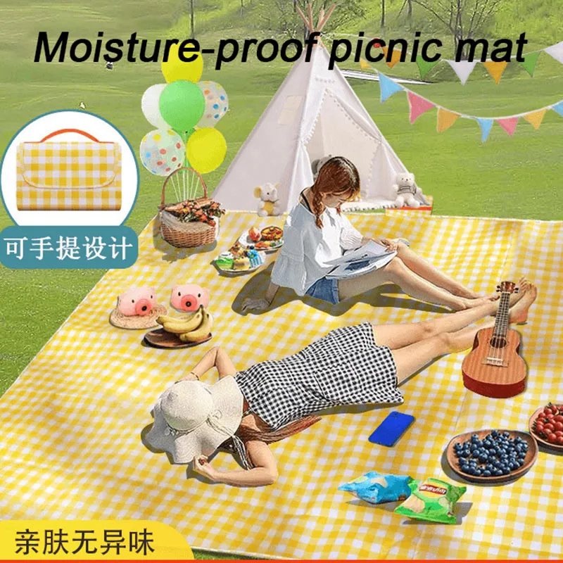 

Outdoor Ins Wind Camping Mat Picnic Supplies Picnic Mat Outdoor Moisture-Proof Mat Portable Fall Tour Floor Mat Cloth