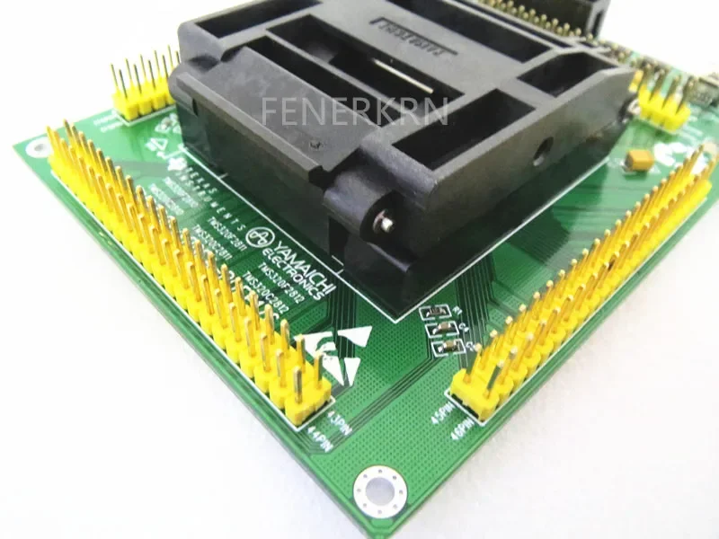 DSP-TMS320F28375 2812 28335 banco de teste de soquete de teste de assento de teste IC