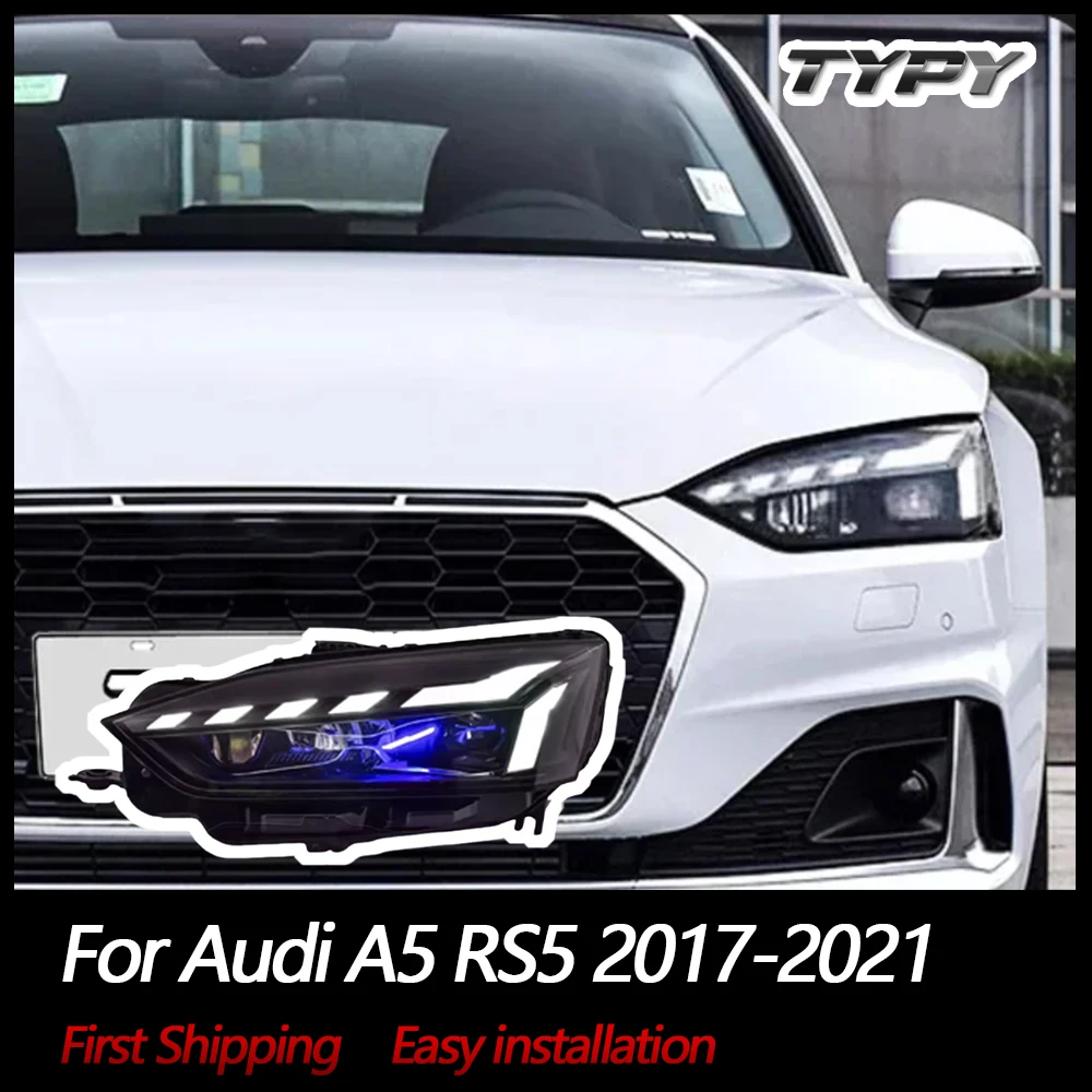 

TYPY Car Light For Audi A5 RS5 2017-2021 Headlight LED Projetor head Lamp Daytime Running Light Automotive Accessories
