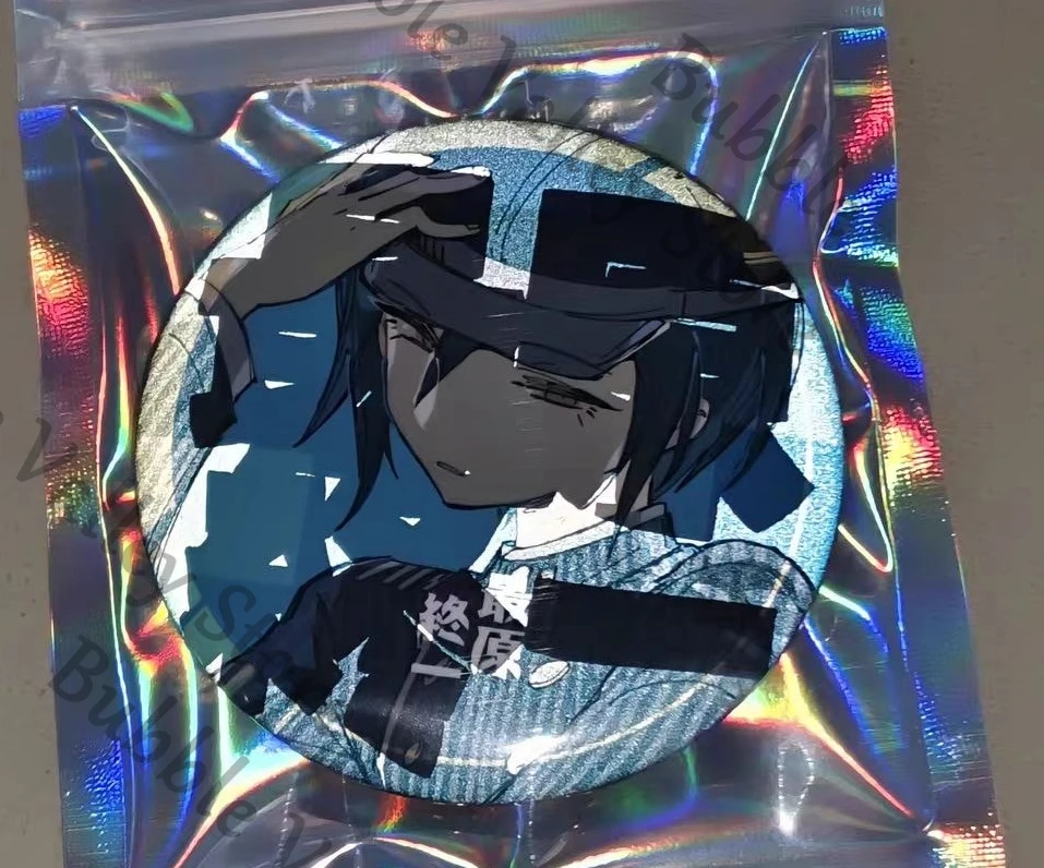 أنيمي دانغانرونا ناجيتو كومايدا ساياهارا شويتشي كايدي أكاماتسو تأثيري شارة عاكسة دبوس الصدر الكرتون ‌ شعار بروش عيد الميلاد