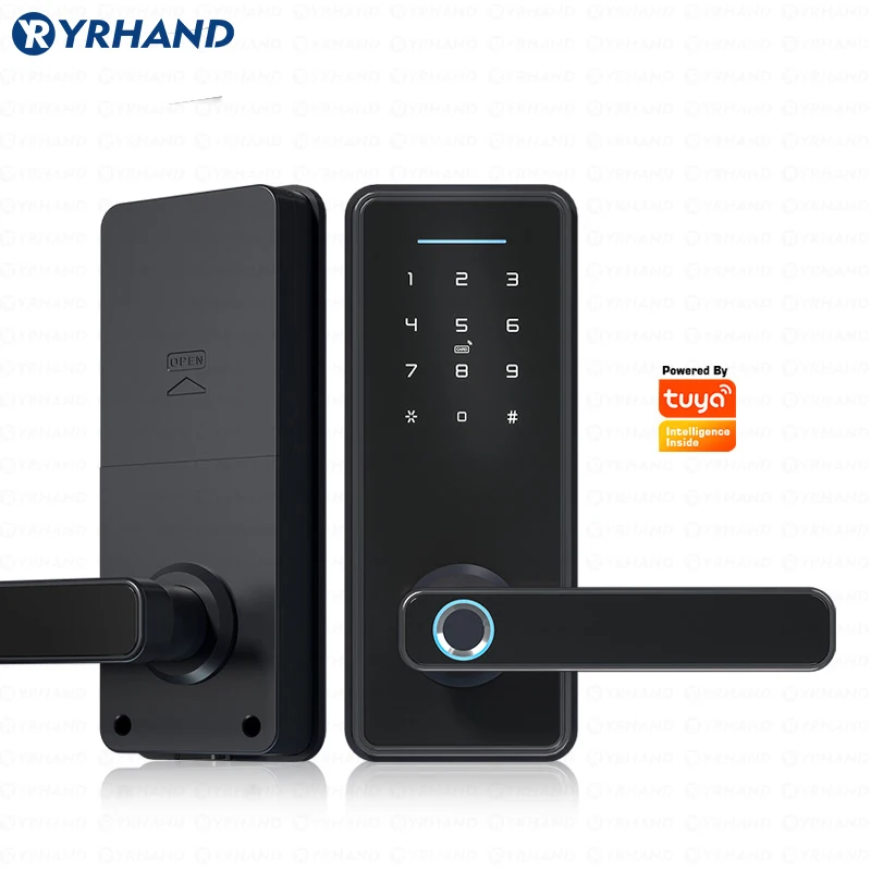 Tuya APP  Hidden Cabinet Lock Hidden Cabinet Lock Biometric Smart Fingerprint Electronic Password RFID Card Door Lock