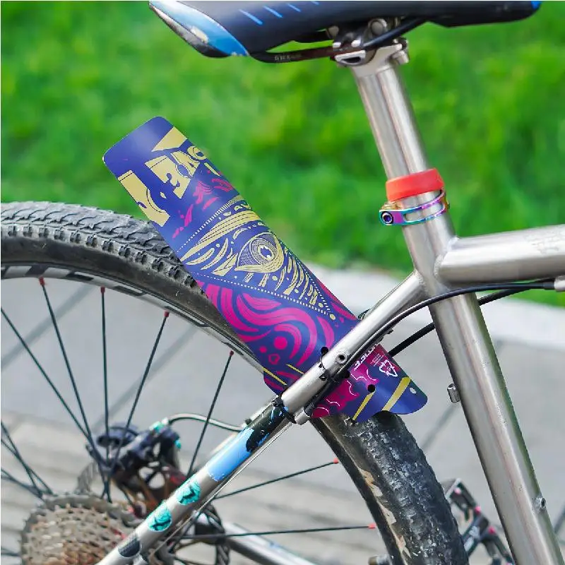 Chooee Fahrradzubehör Fahrrad Kotflügel Kotflügel MTB Mountain Road Radfahren Schlammschutz Vorder-/Hinterradflügel 1 Stück PP5 Material – Detail 6
