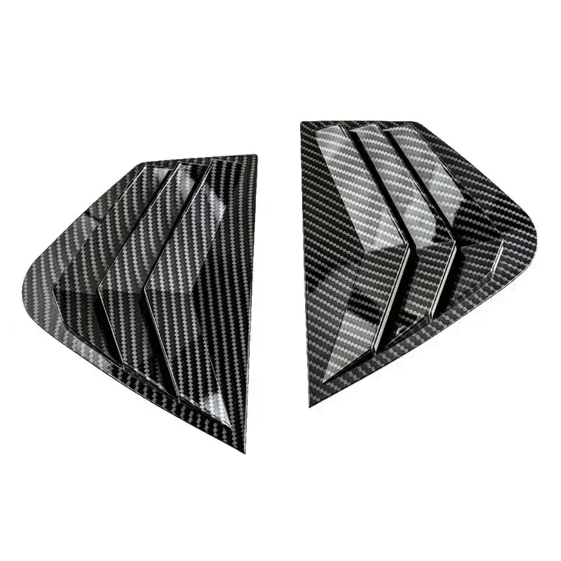 2PCS For KIA Optima K5 2011-2015 Car Rear Window Quarter Louver Cover Side Vent Shutter Trim Scoop ABS Accessories 6