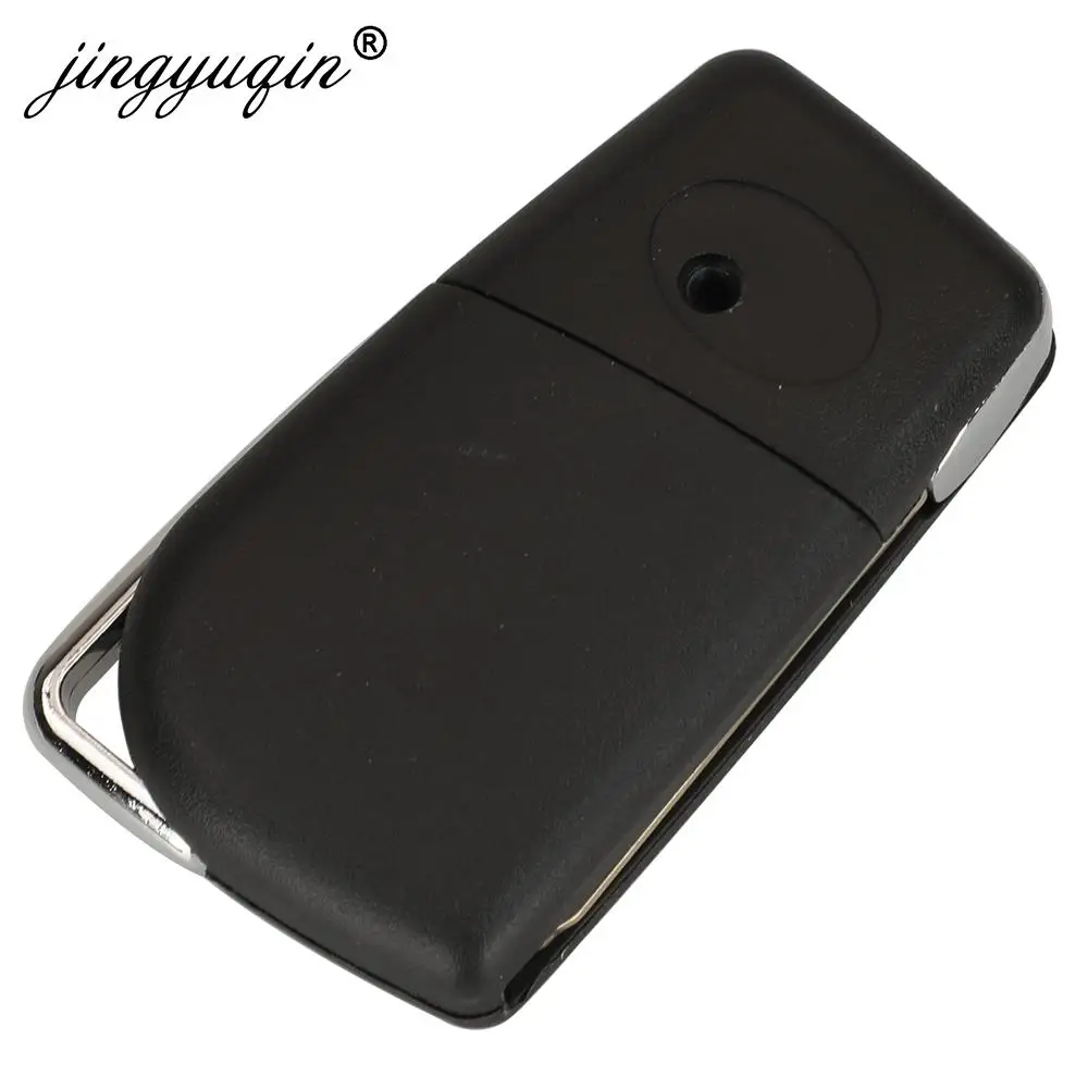 jingyuqin 89070-0D580 B71TA 433MHz Modified Flip Remote Car Key FOB for Toyota Yaris 2014-2017 Vios  2013-2016 G H Chip Optional