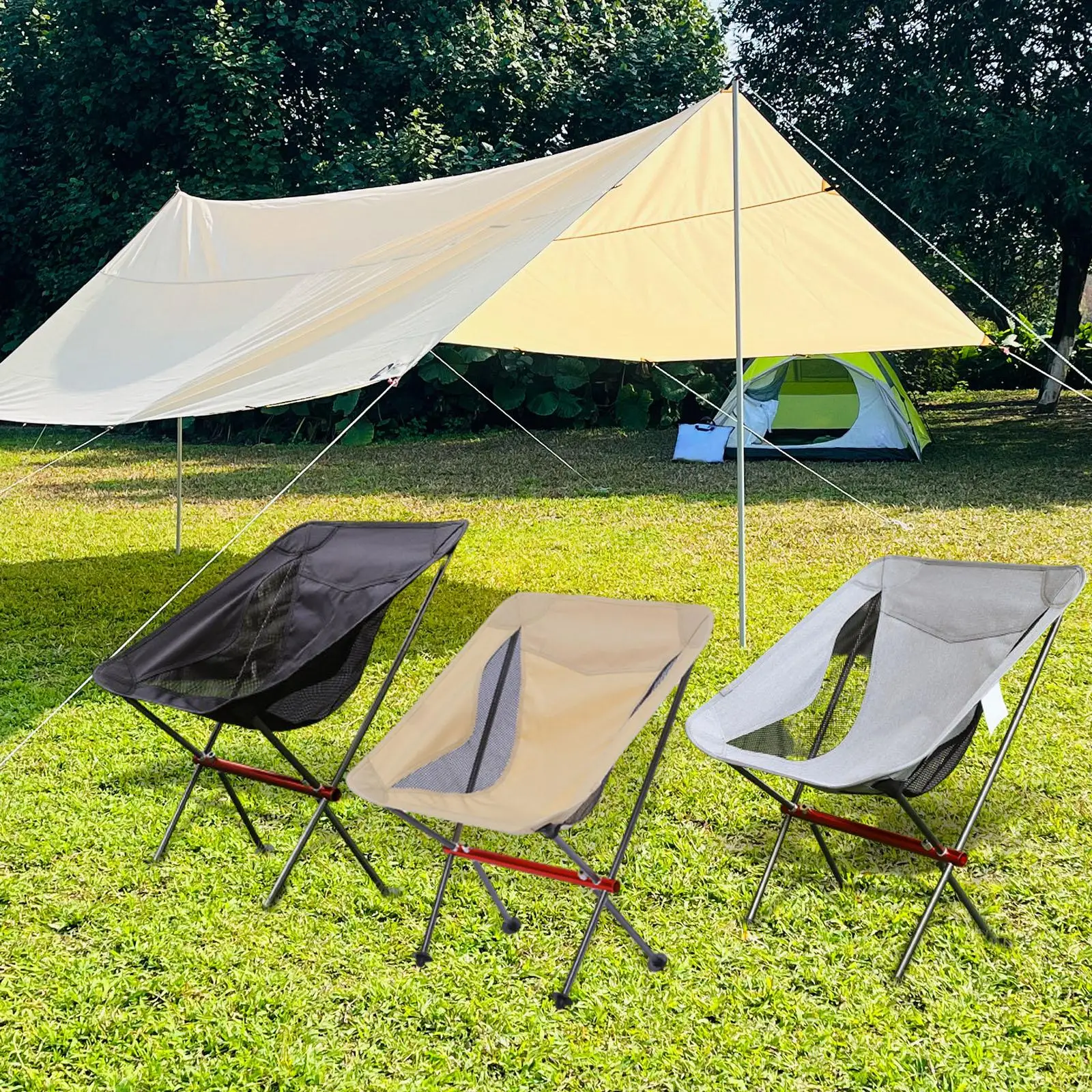 

Складной стул для кемпинга, складной портативный складной стул для пеших прогулок, пикников во дворе