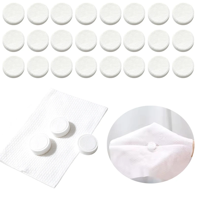 100/200/300PCS Compressed Towel Pearl Texture Portable Expandable Wipe for Home Outdoor Camping Travel Hand Washing Supplies ZYF