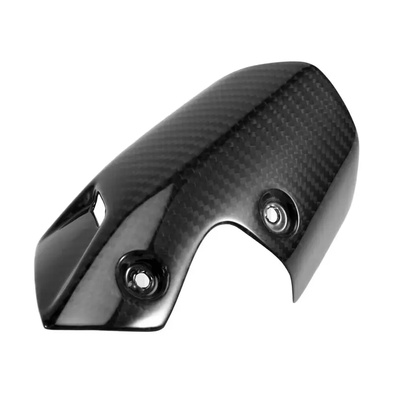 غطاء عادم من ألياف الكربون جيدًا درع حماية من الحرارة لسيارات BMW S1000R 2021-2024 غطاء دراجة نارية