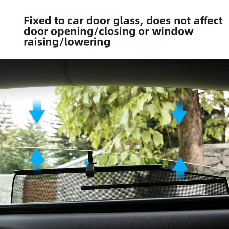 For Tesla New model 3/Y Juniper Retractable Car Window SunShade Side Window Curtain Privacy Screen UV Protection car accessories