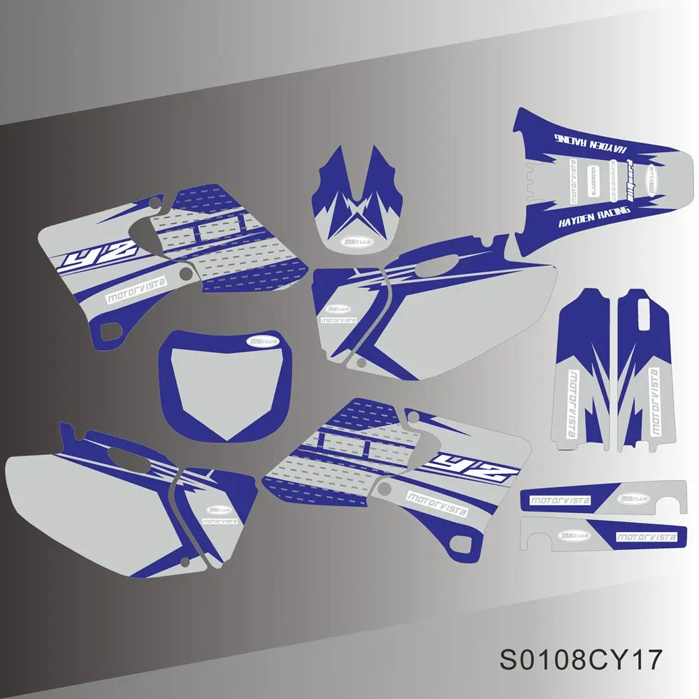 For YAMAHA YZ250F YZ400F YZ426F YZF 250 400 426 1999 2000 2001 2002 Graphics Decals Stickers Motorcycle Background Custom