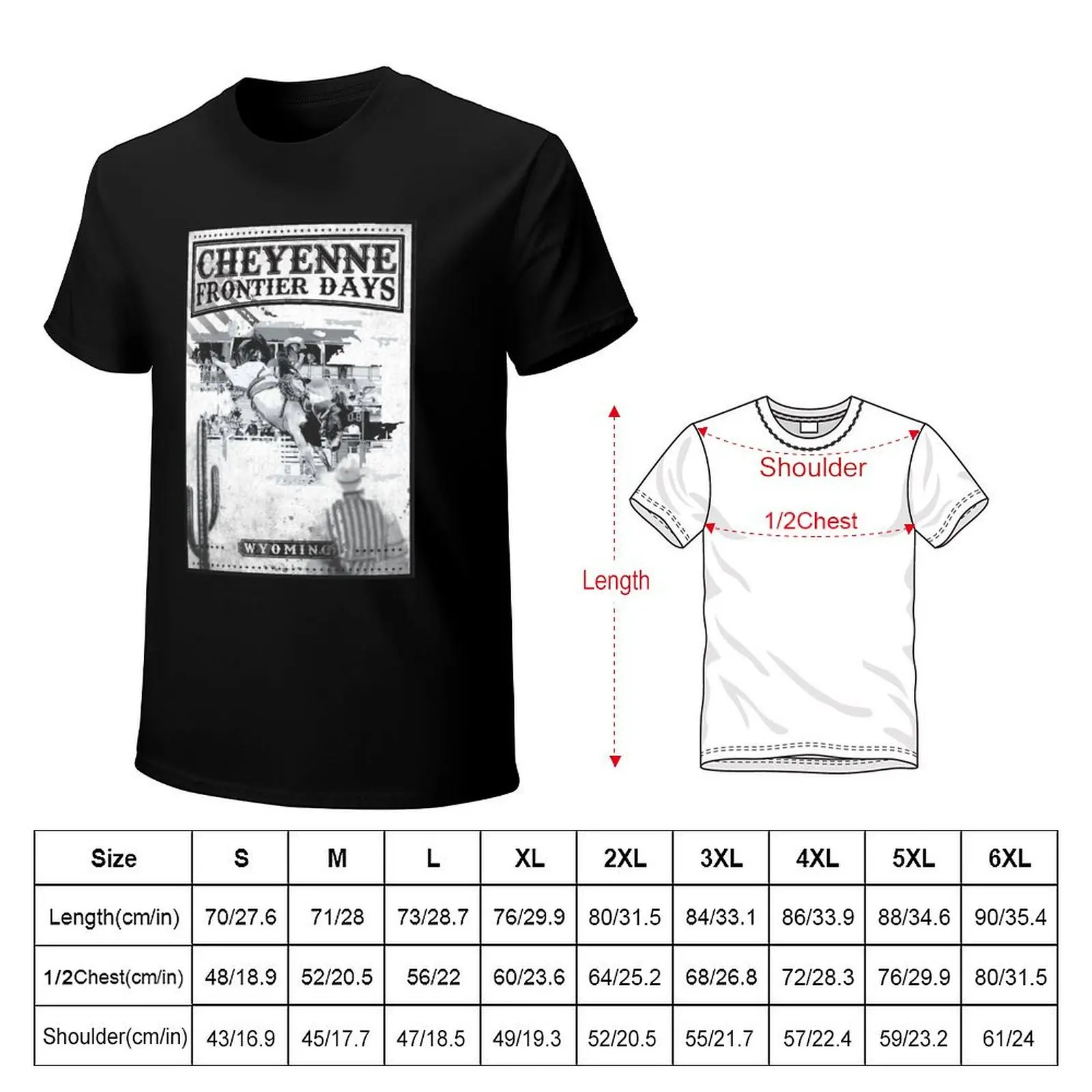 Cheyenne Frontier Days – Cheyenne, Wyoming T-Shirt Basic Casual Wear Short Sleeve Top