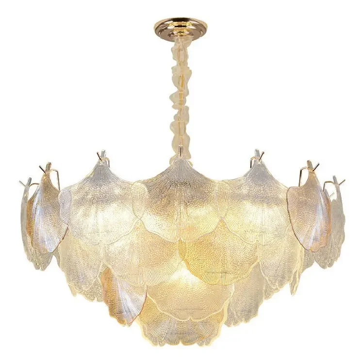 Luminária pendente estilo creme quente