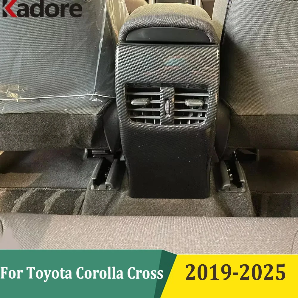 

Для Toyota Corolla Cross 2019-2025 подлокотник задний кондиционер вентиляционная крышка отделка розетки переменного тока украшение интерьерные аксессуары