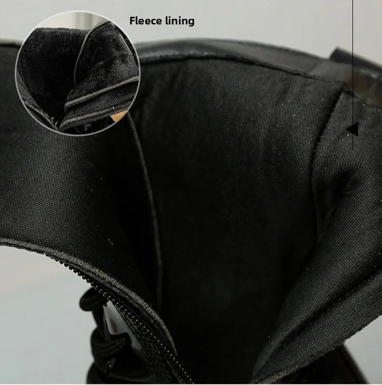 

Autumn Girls Long Leather Boots 2025 Soft Soled Kids Fashion Princess Boots Bowknot Non-slip Outdoor Children Boots Plush Winter