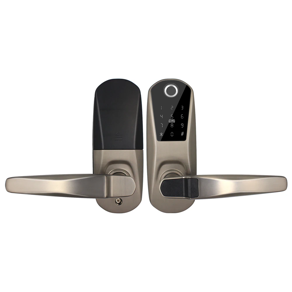 TTLOCK  APP Fingerprint Bluetooth Cylinder Lock Biometric Electronic Smart Door Lock Digital Keypad RFID Card Keyless Lock