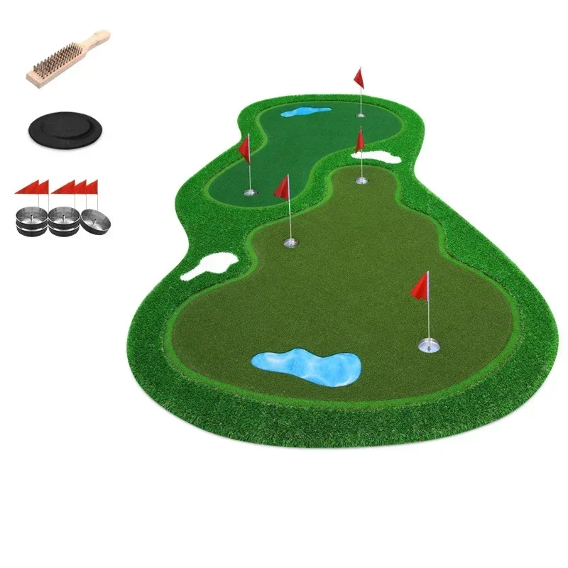 

Indoor Golf Green Multi-Speed Putter Driver, Professional Practice, 1*4 Meters