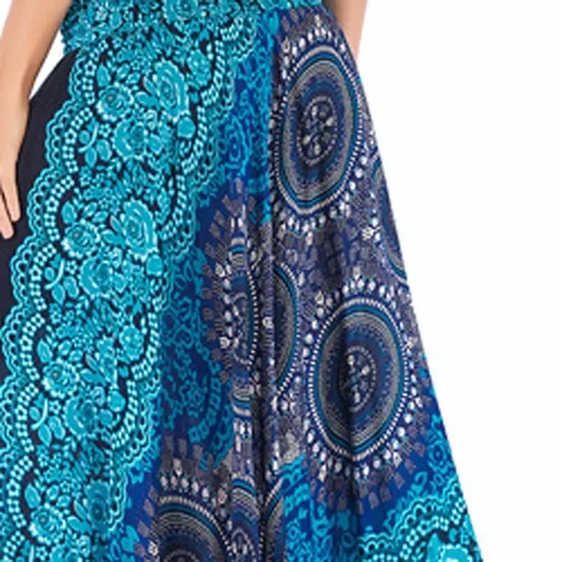 Sexy Two Way Wear Summer Dress Women Beach Skirt Harajuku Robe Vestidos Casual Print Fashion y2k Bohemian Dresses Woman Clothes