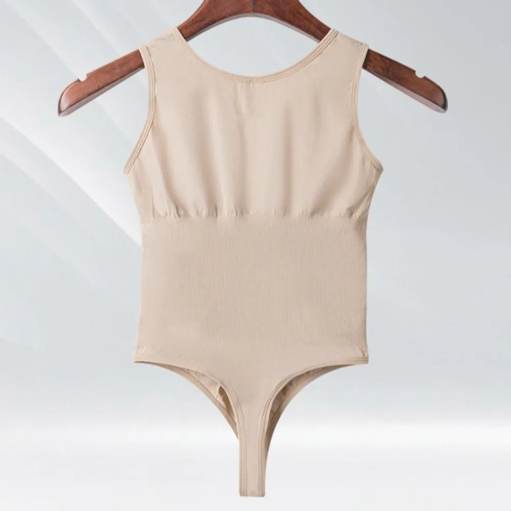 Тонкий формирователь тела, женское боди, корректирующее белье, тонкий корсет без рукавов, корректирующий живот, стринги, купальник