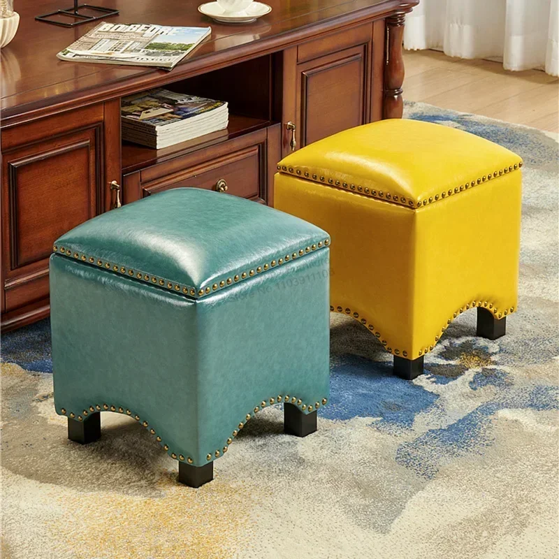 Leg Supporter Living Room Storage Stool Originality Home Furniture Modern Multifunction Storage Stool Sofa Tabouret De Stockage