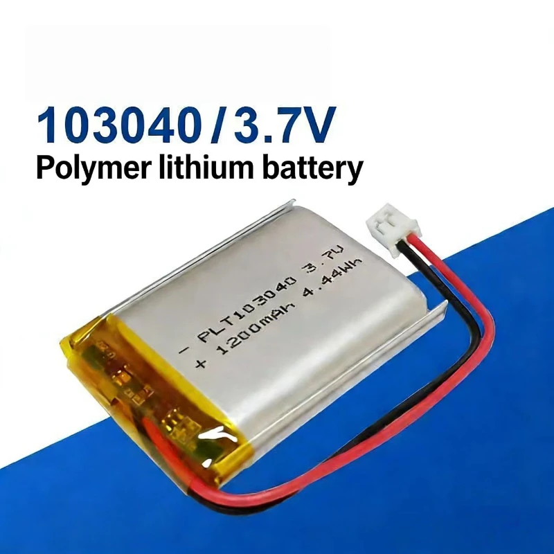 High-Capacity 3.7V 103040 Rechargeable Lithium Battery, Universal for Little Pudding Early Education Storytellers and Bluetooth