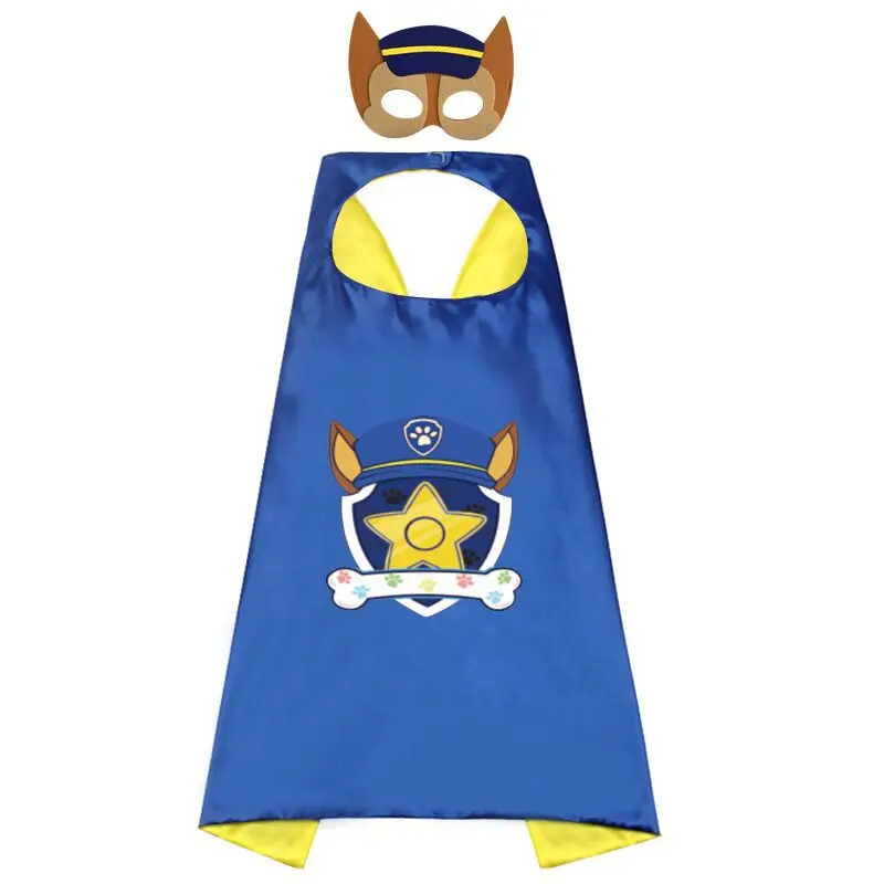 Cute Anime New PAW PATROLToy Set Mask Cloak Cape Cosplay Cartoon Paw Patrol Psi Patrol Halloween Party Decoration Birthday Gift - view 2