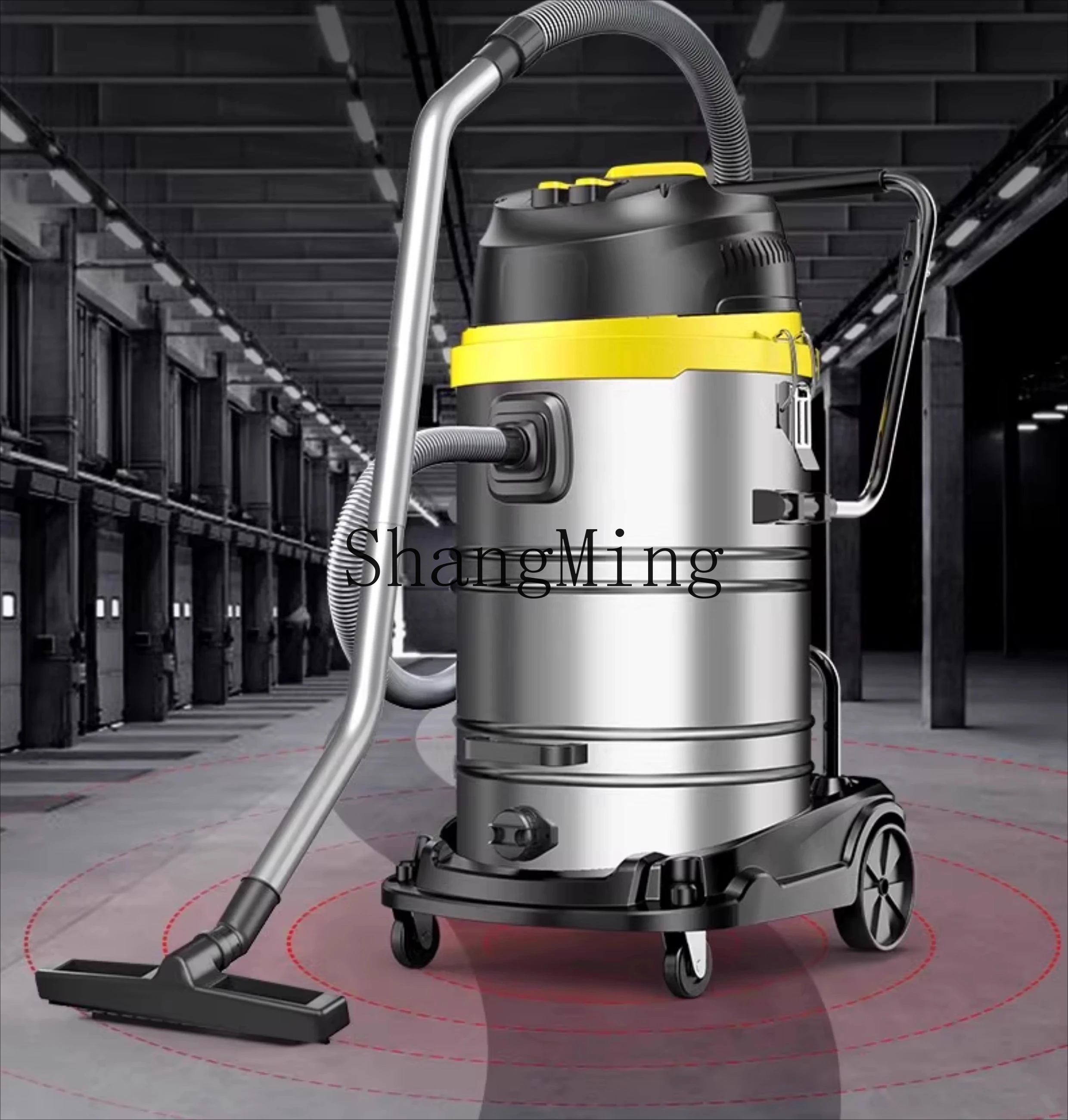 ZYH высокая мощность 7800 Вт складская всасывающая машина коммерческий сверхсильный промышленный пылесос