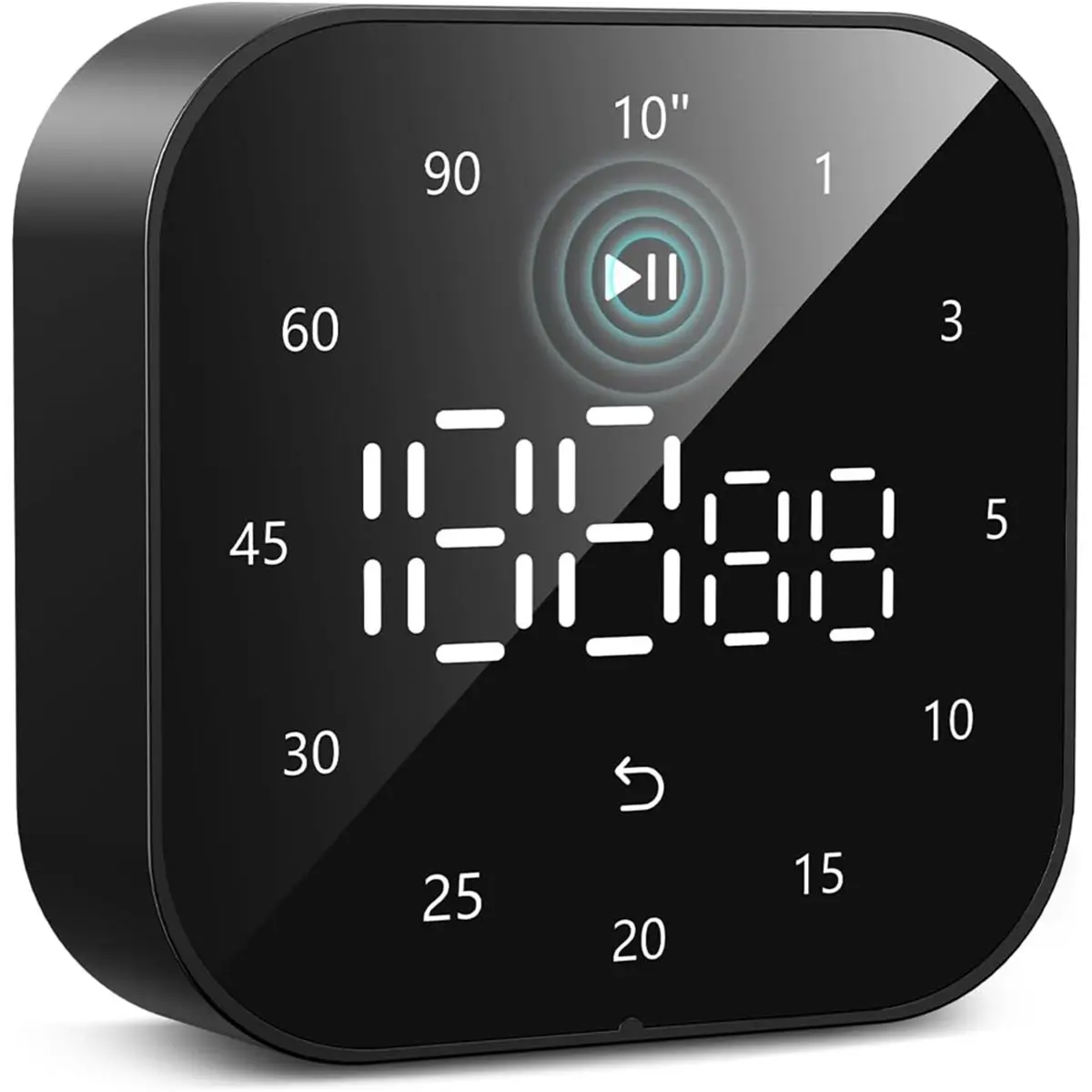 A24I Digital Kitchen Timer,10s/1/3/5/10/15/20/25/30/45/60/90 Minutes Magnetic Countdown Timer, 199Min Countup Pomodoro Timer