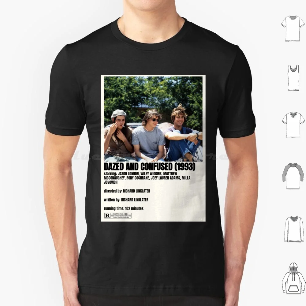 تي شيرت فيلم Dazed and Confused قطن للرجال والنساء يمكنك صنعه بنفسك طباعة مبهرة ومخلوطة 1970s 70s 90s 1993 جيسون لندن ويلي ويجينز #1