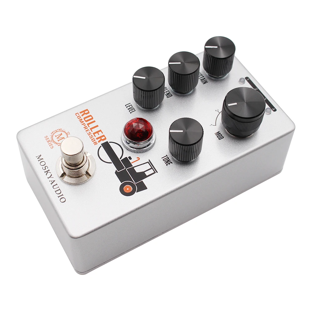 MOSKYAUDIO-Guitar Bass Effect Pedal, Compressor Pedal with True Bypass