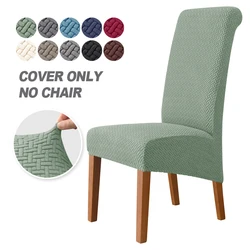 Jacquard Dining Chair Cover Stretch Universal Size Cheap Chairs Seat Covers With Back for Wedding Home Cafe Party Banquet