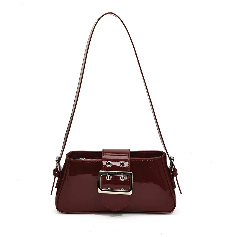 Umhängetasche mit Metallschnalle 2025, strukturierte Umhängetasche, minimalistische Tag-zu-Nacht-Tragetasche, schicke Umhängetasche, vielseitige Tasche mit Griff oben