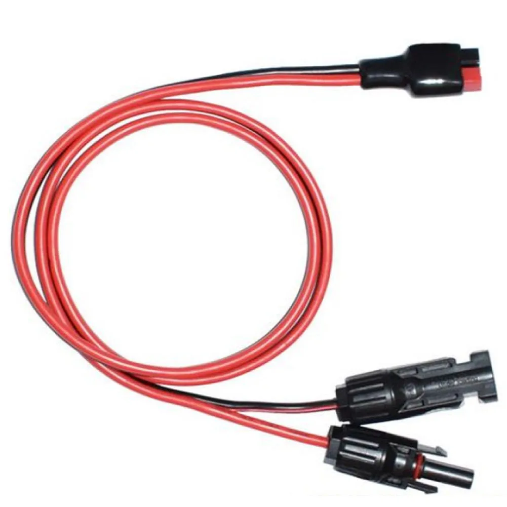 Efficient 12AWG Solar Panel Connector Cable All Copper Contact Material Compatible with UPS Battery and Solar Power Station