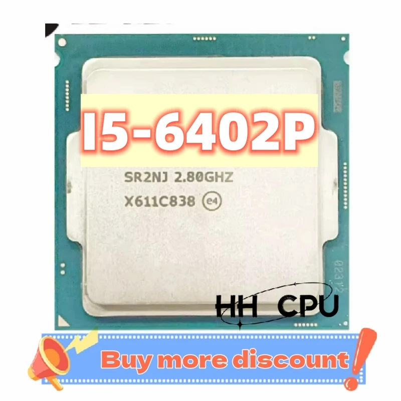 Core i5 6402P i5-6402P 2.8 GHz Quad-Core Quad-Thread CPU Processor 6M 65W LGA 1151