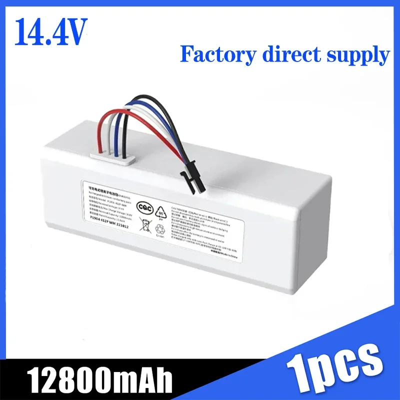 14.4v 12800mAh P1904-4S1P-MM Battery For Xiaomi Mijia 1C STYTJ01ZHM Robot Vacuum Mop Cleaner Accessories Parts original