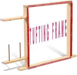 70x70cm Tufting Frame Large tuft Frame Rug tuft Frame, Punch Needle Frame Tufting Carpet Making Frame use with Tufting Guns