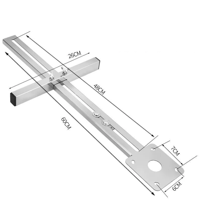 Триммер, направляющая для кромок, позиционирование, инструмент для разделочной доски, открывалка для отверстий, деревообрабатывающий фрезерный станок, круговая фреза, паз, hOT