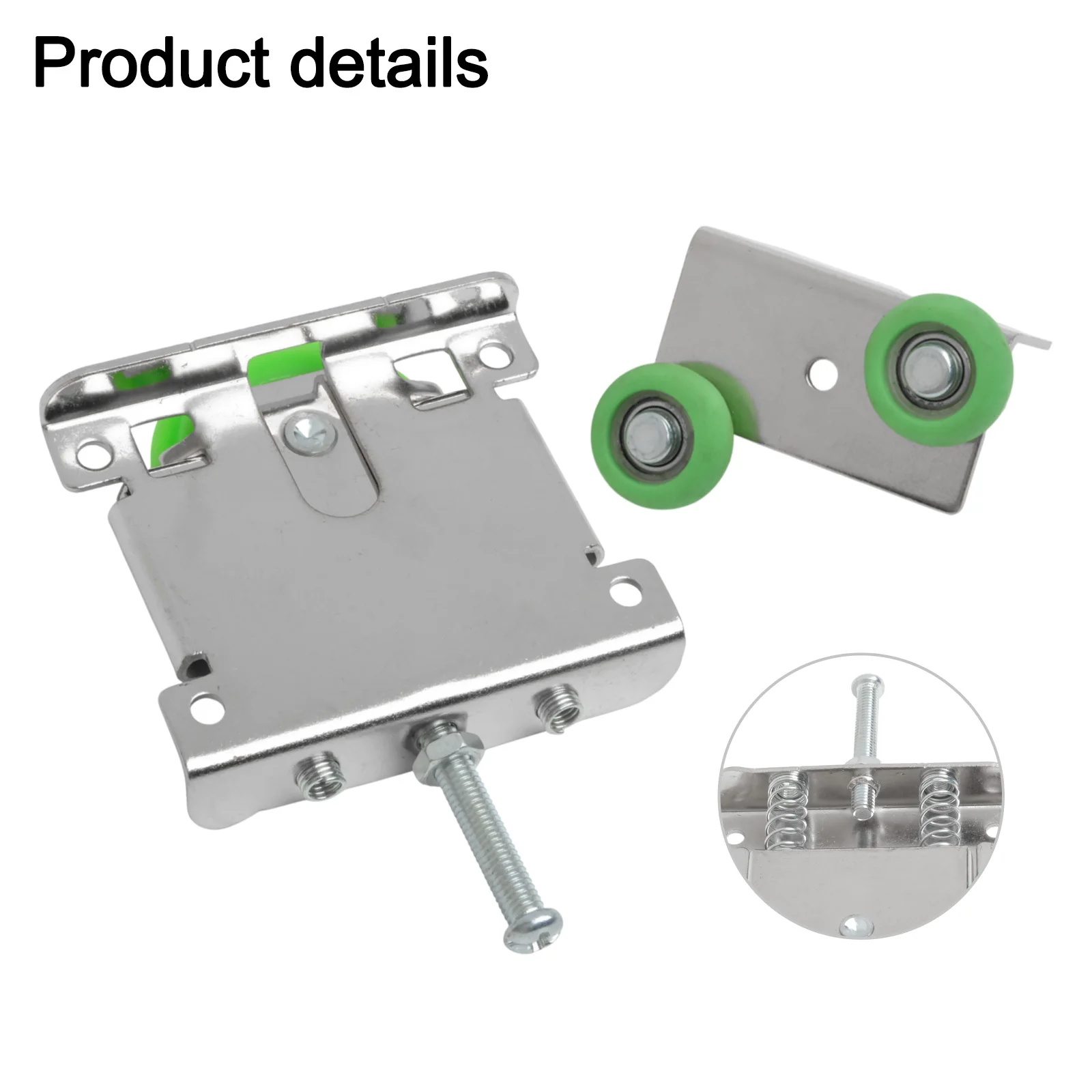DIY Home Improvement 54.5*64*13mm Sliding Door Wheel Silent Sliding Roller Self-Cleaning Mechanism Dust Prevention Feature