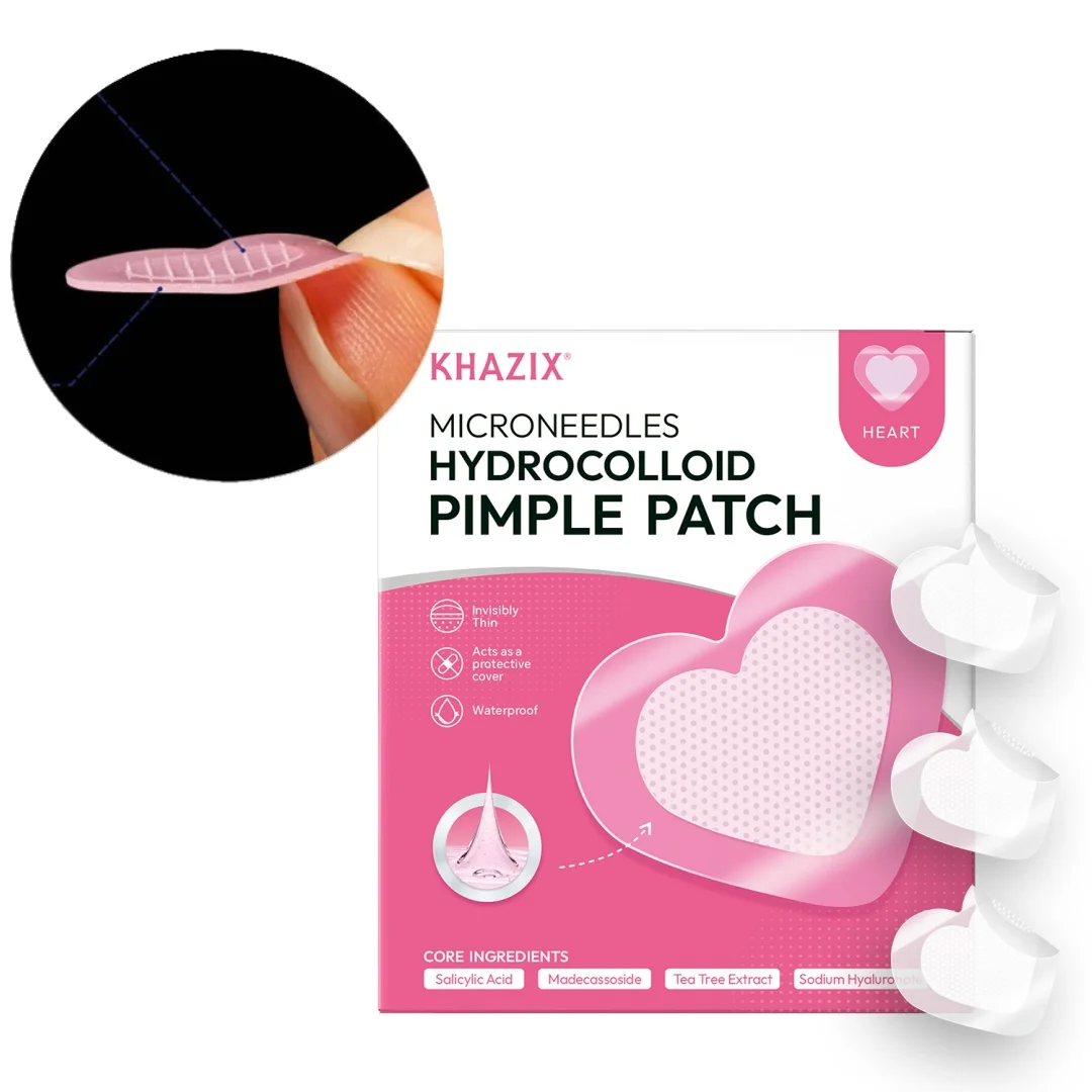 9 قطع من رقعة حب الشباب على شكل قلب لطيف: غرواني مائي من الدرجة الطبية، آمنة للبشرة الحساسة للتطبيق بثقة