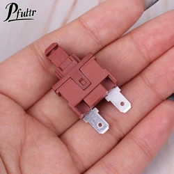 1PC KAN-L5 2Pin self-lock key switch water heater vacuum cleaner switch 7.5A 250VAC button power switch lock switch