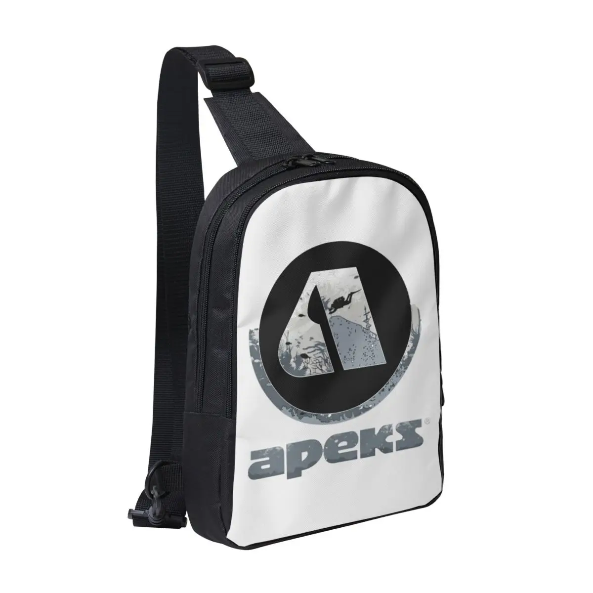 

A For Apeks Essential Chest Bag Men Sling Crossbody Backpack Chest Bag Travel Hiking Daypack Shoulder Bag