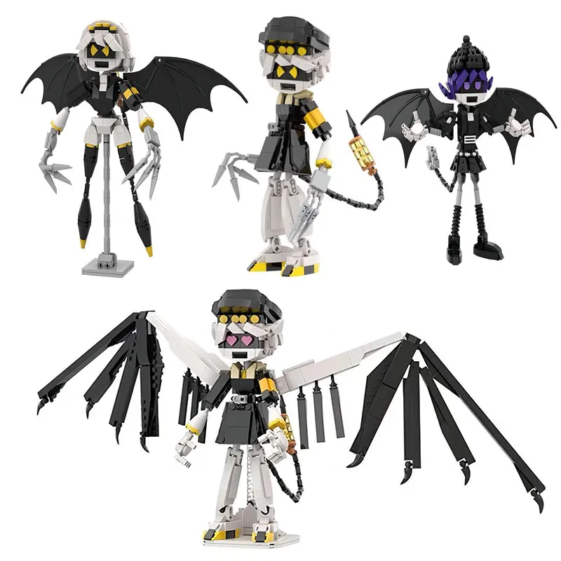 

ГОРЯЧАЯ НОВИНКА: Набор строительных блоков с персонажами аниме-игр Murder Drones V – фигурки-убийцы, конструктор, игрушка для детей, подарок