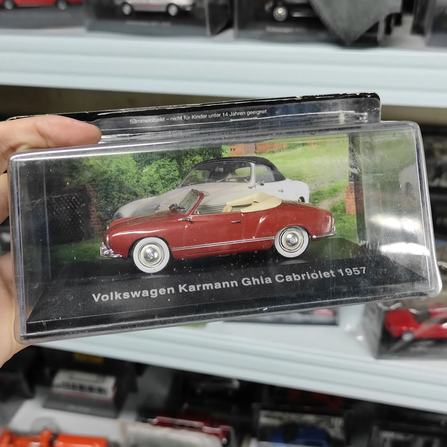 Diecast IXO 1:43 Scale VW Karmann Ghia Cabriolet1957 Alloy Car Model