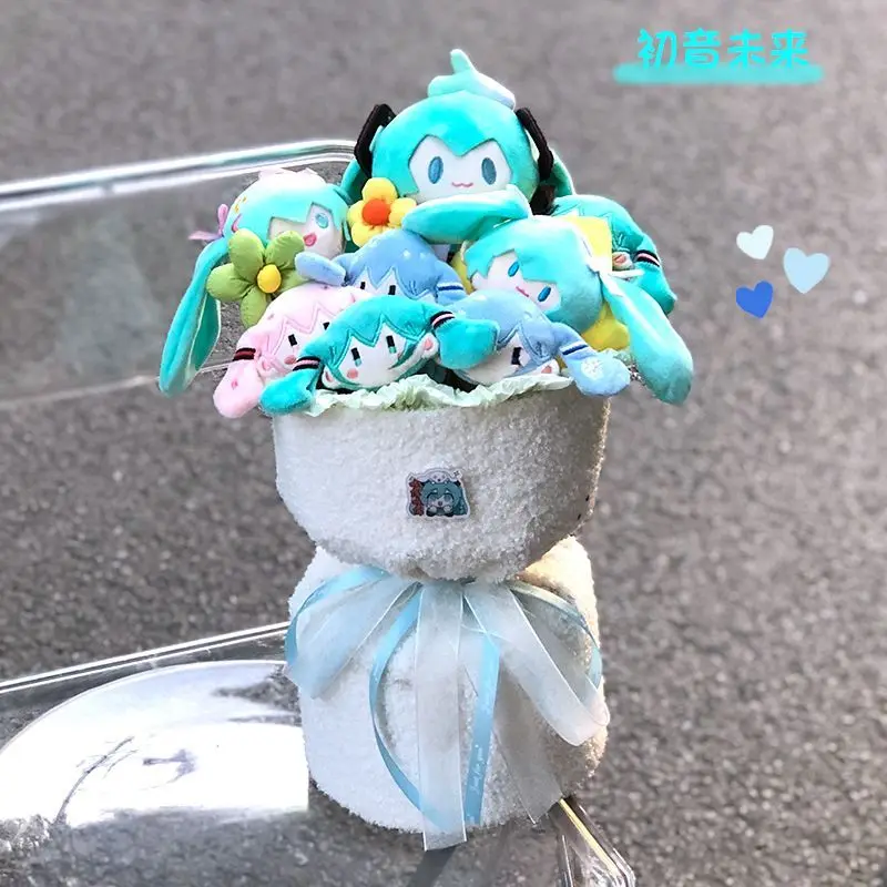 Hatsune Miku High-value Creative Personality Bouquet Doll Cartoon Cute Birthday Graduation Valentine's Day Gift for Girlfriend - view 3