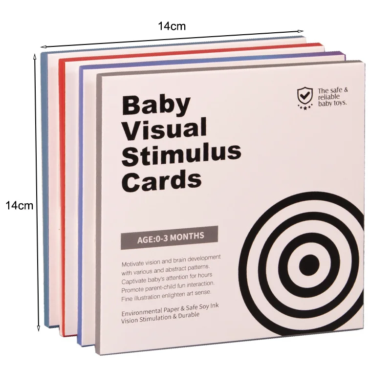 Cognitive Game High Contrast Card Visual Stimulation Infant Black And White Interactive Sensory Development Toys For Baby Gift