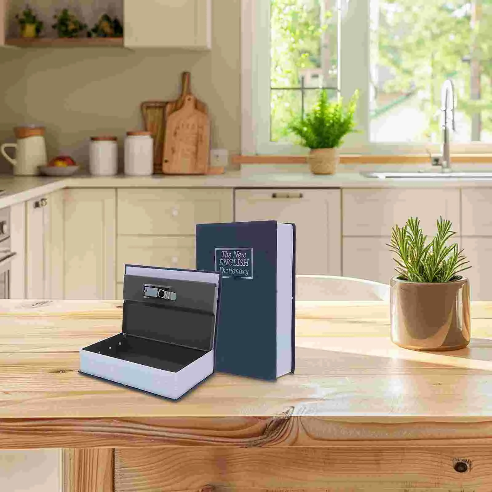 Book Safe Money Personal Lock Boxes for Items Hidden College Dorm Safes Room Locked Diary Combination