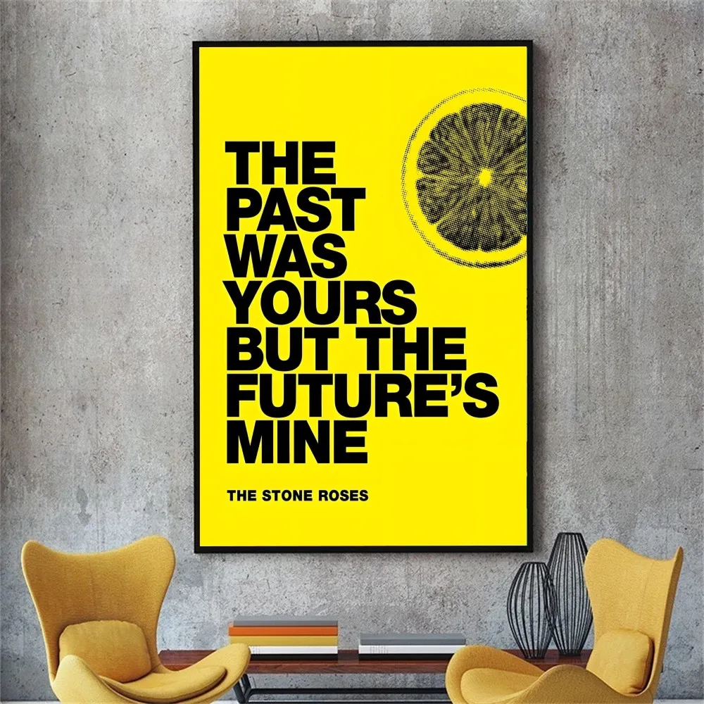 The Stone Roses Poster No Framed Poster Kraft Club Bar Paper Vintage Poster Wall Art Painting Bedroom Study Stickers