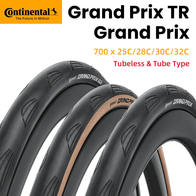 Pneu de Bicicleta Continental Grand Prix 700 X 25C/28C/30C/32C Dobrável Clincher Tubeless/Tubular
