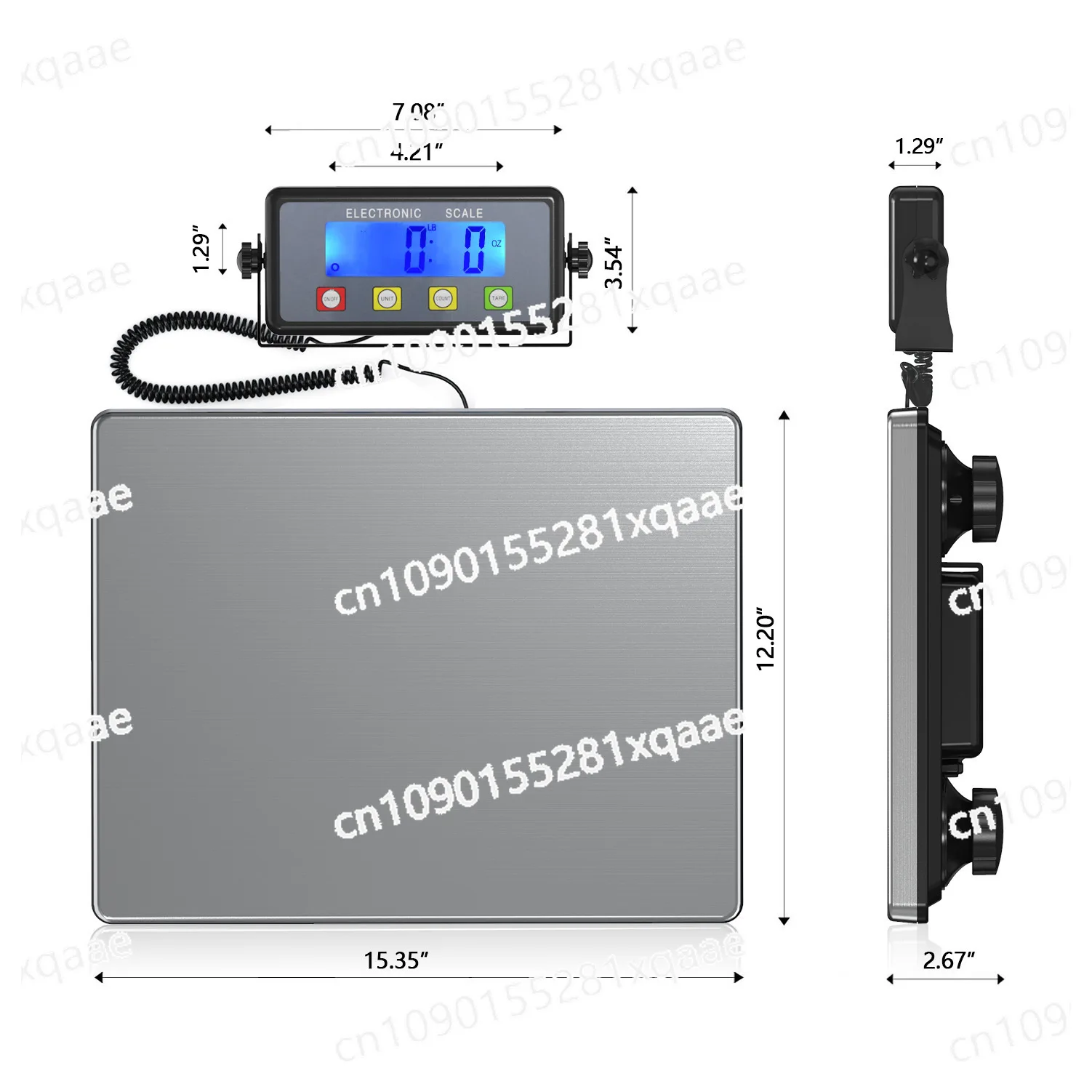 New Postal Scale, Amazon 300kg LCD Electronic Digital Scale Parcel Mailing Scale Luggage