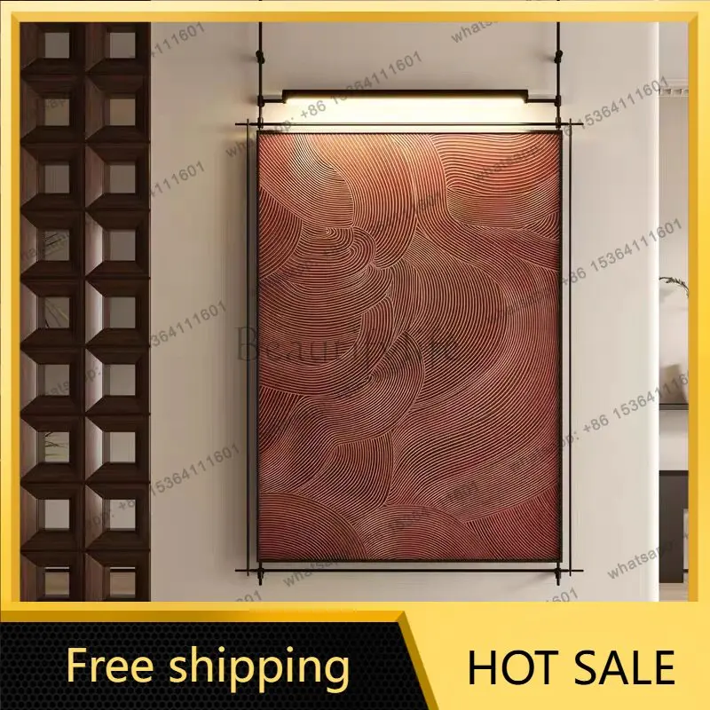 XX. Modern metal boom luminous decorative painting entrance living room wall mural