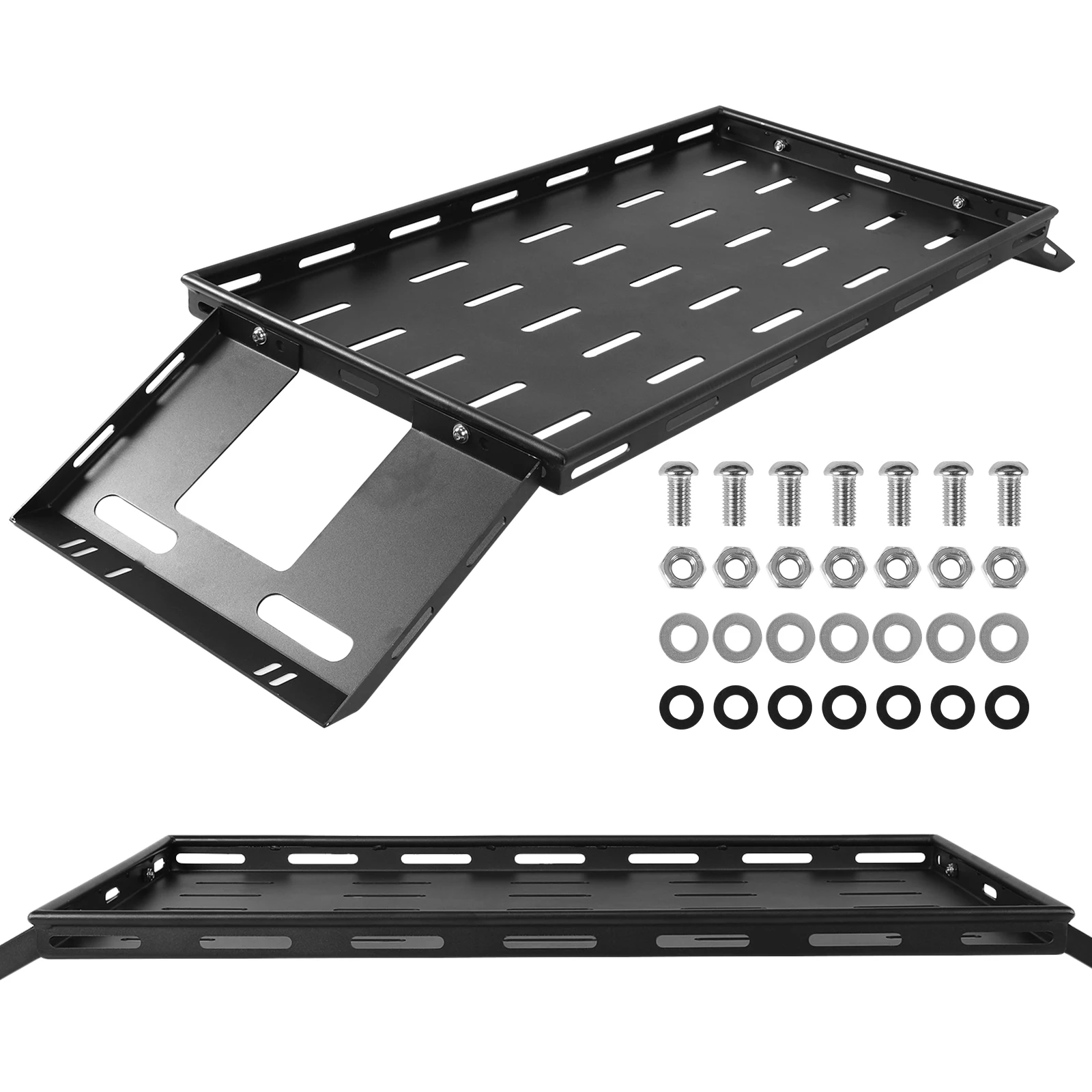 Car Trunk Luggage Frame Wear Resist Lightweight Steel Tray Organizer